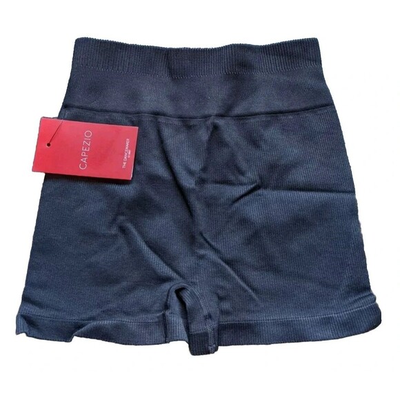 2 Capezio Shorts Seamless Rib Bike Dance Stretch Nylon Spandex Mid Rise XS/S - Picture 4 of 16